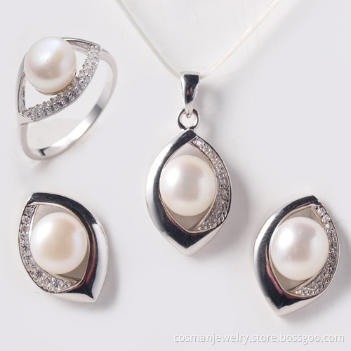 wholesale pearl wedding bridal jewelry set